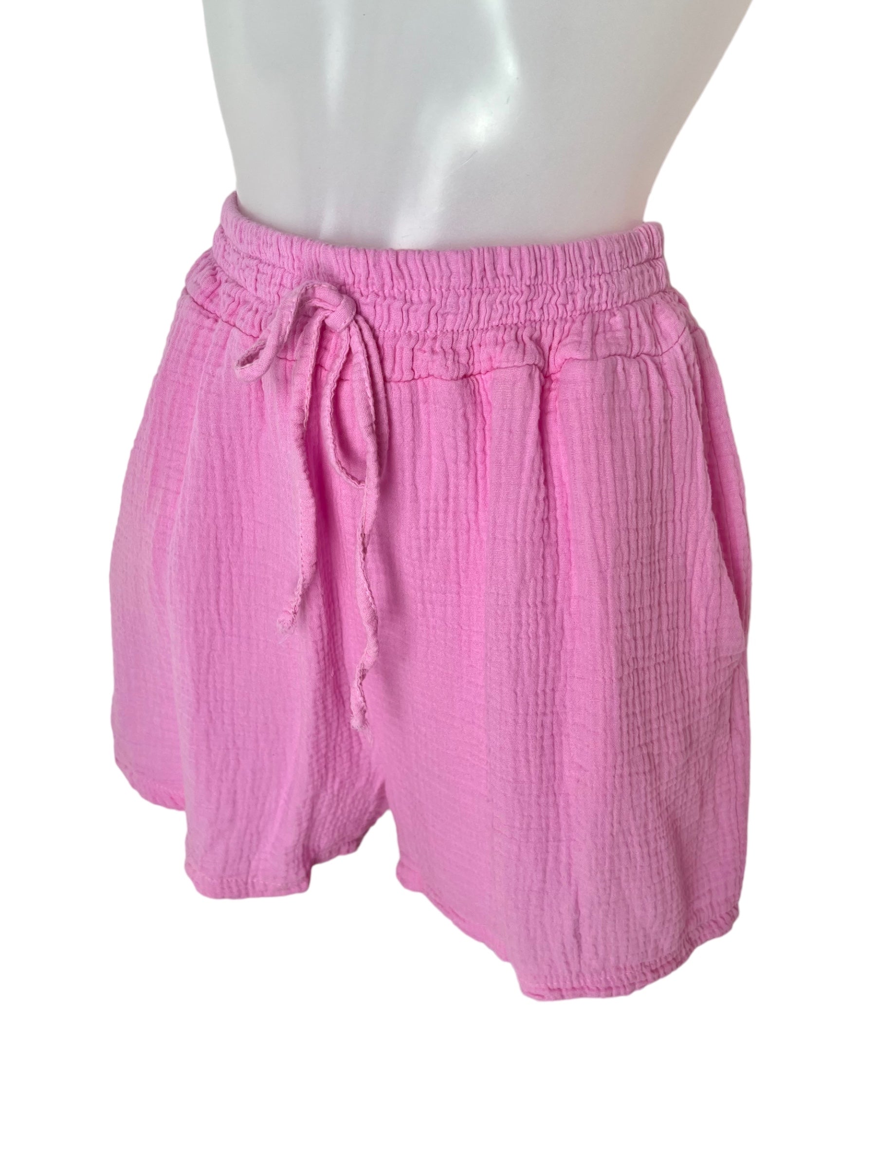 Musselin Shorts - Pink