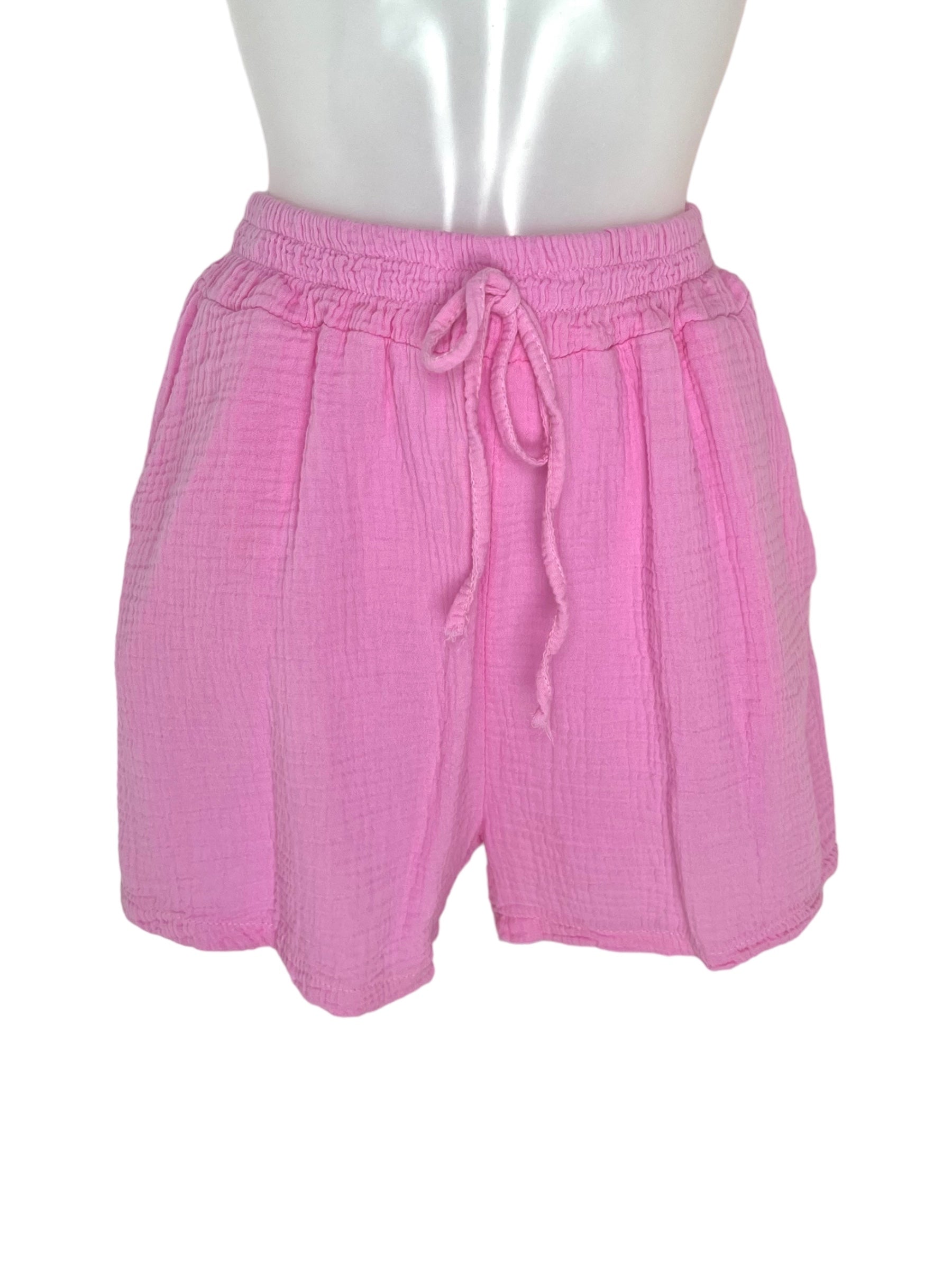 Musselin Shorts - Pink